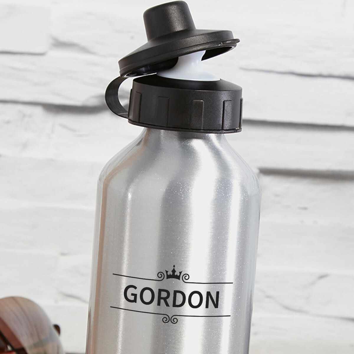 Crown Name Aluminium Water Bottle | Boutique Gifts Crown Name Aluminium Water Bottle | Boutique Gifts