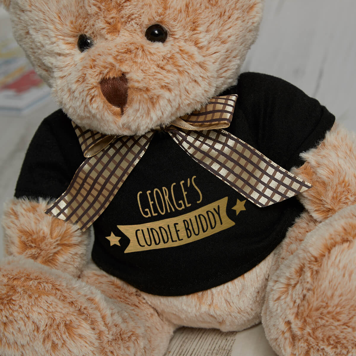 Cuddle buddy sale teddy bear