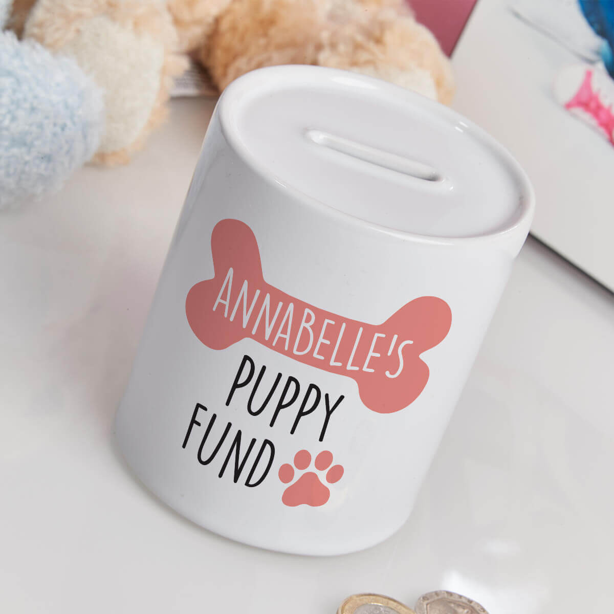 Puppy fund money box sales