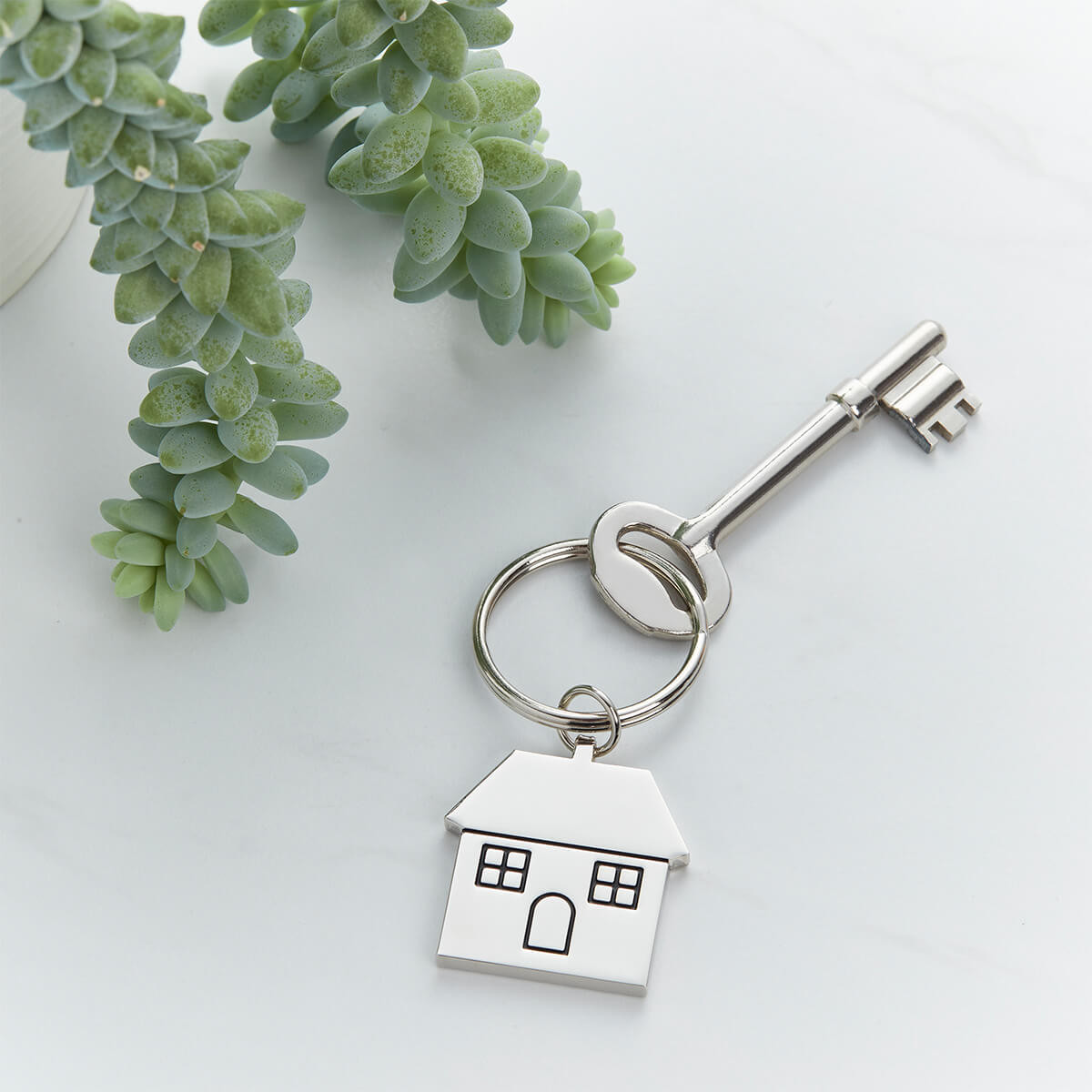 House shaped keyrings shop