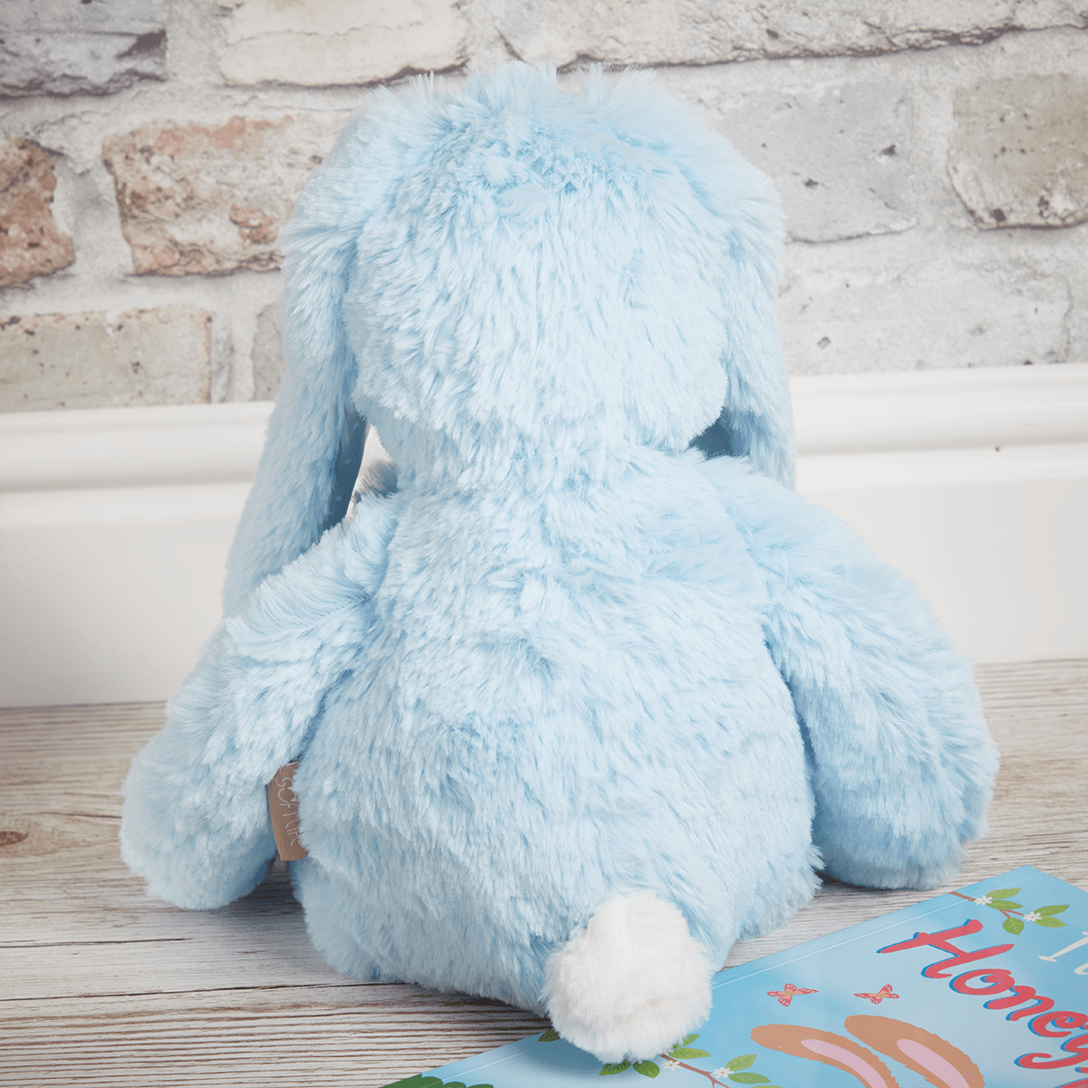 Personalised Plush Blue Bunny Boutique Gifts