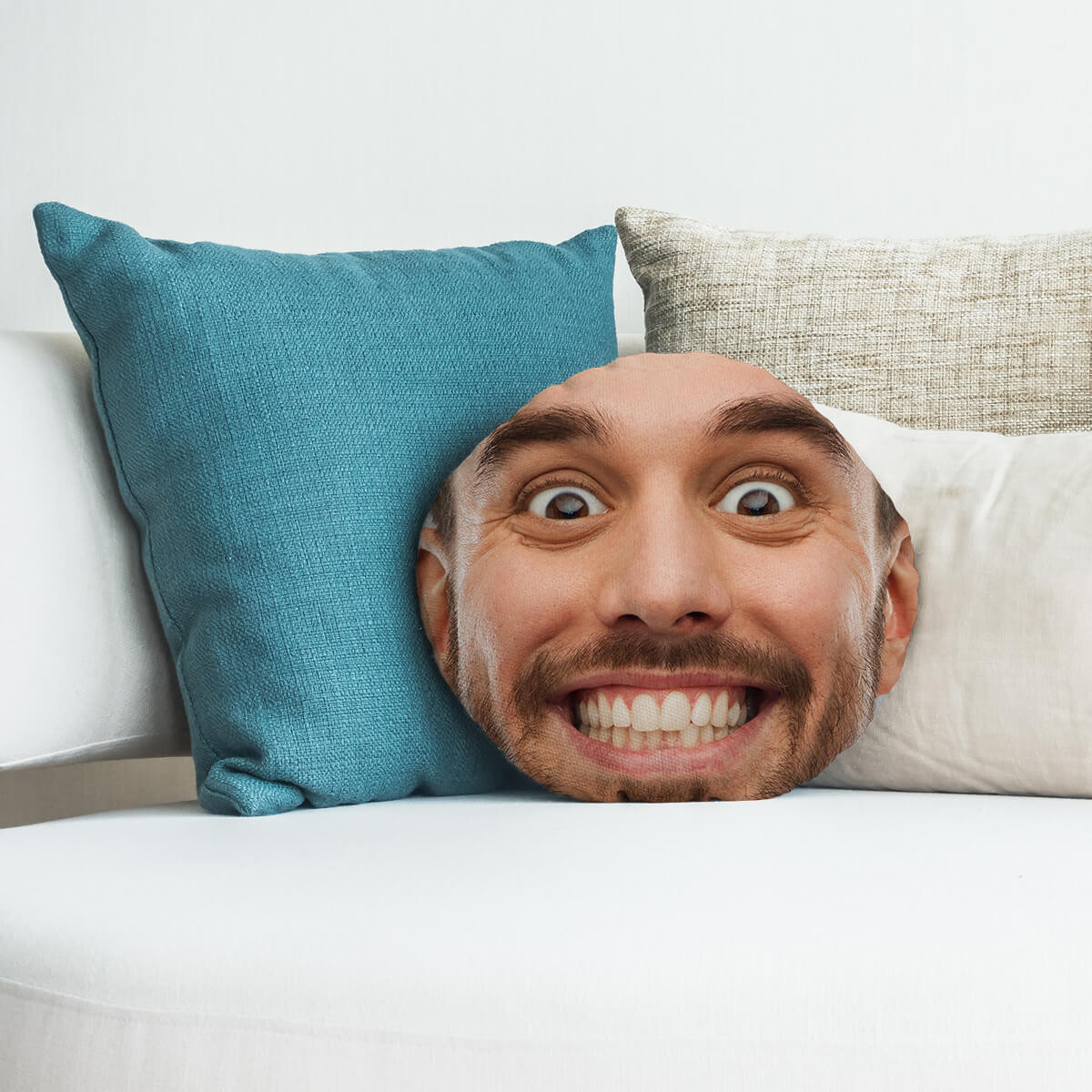 Face photo cushion shop
