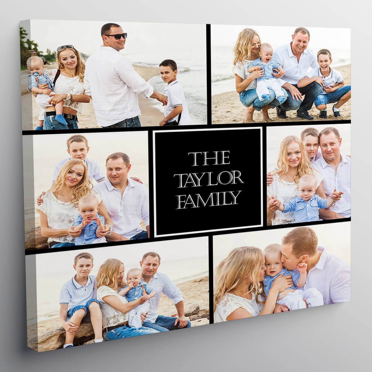 Personalised 12x12" Photo Collage Canvas