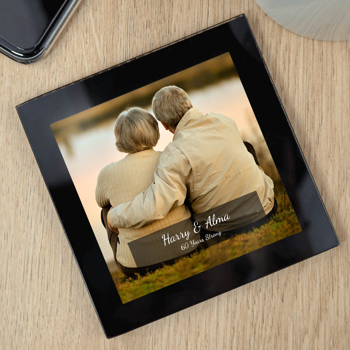 Personalised Glass Photo Coaster