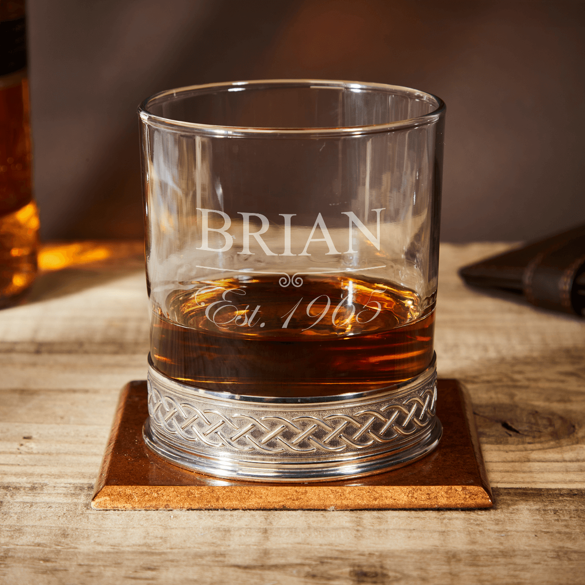 60th Birthday Est Year Pewter Tumbler 