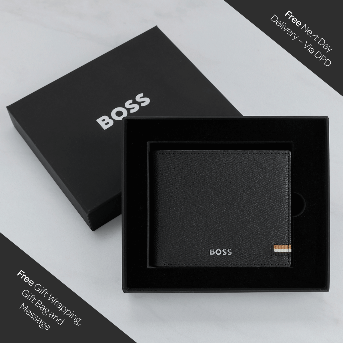 Hugo Boss Money Wallet - Iconic Black