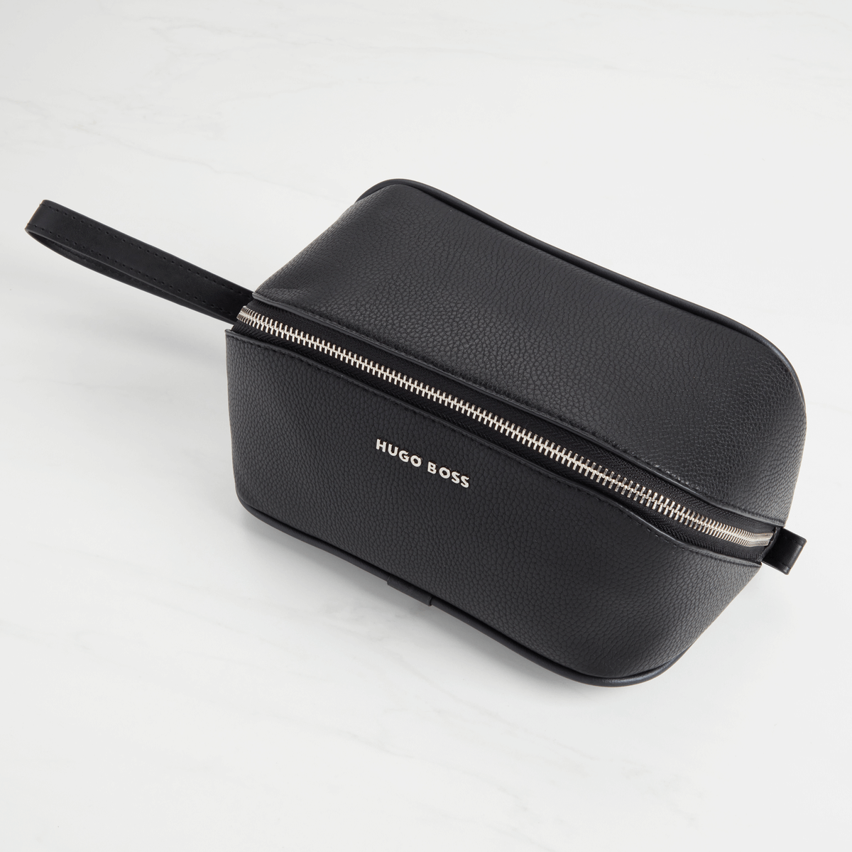 Hugo Boss Storyline Wash Bag - Grained Black