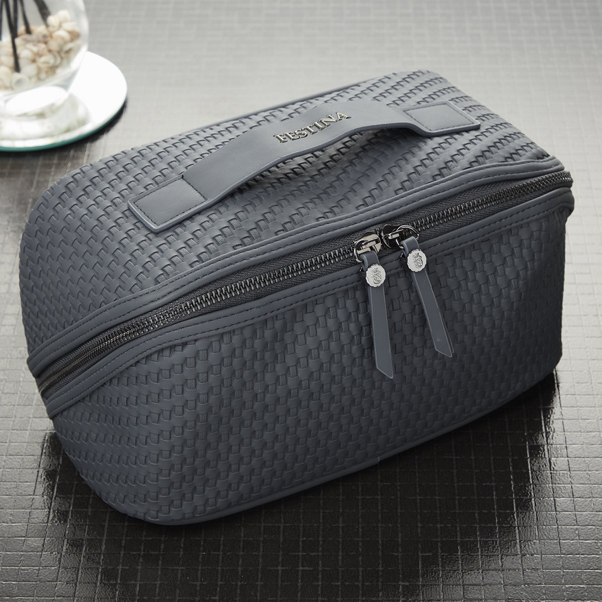 Festina Toiletry Bag - Interlace Navy