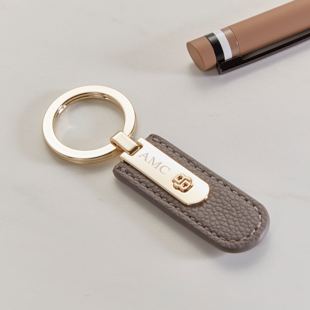 Hugo Boss Signature Taupe Lady Keyring