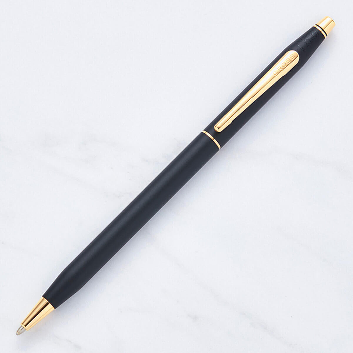 personalised Cross Century Classic Black Ball Pen