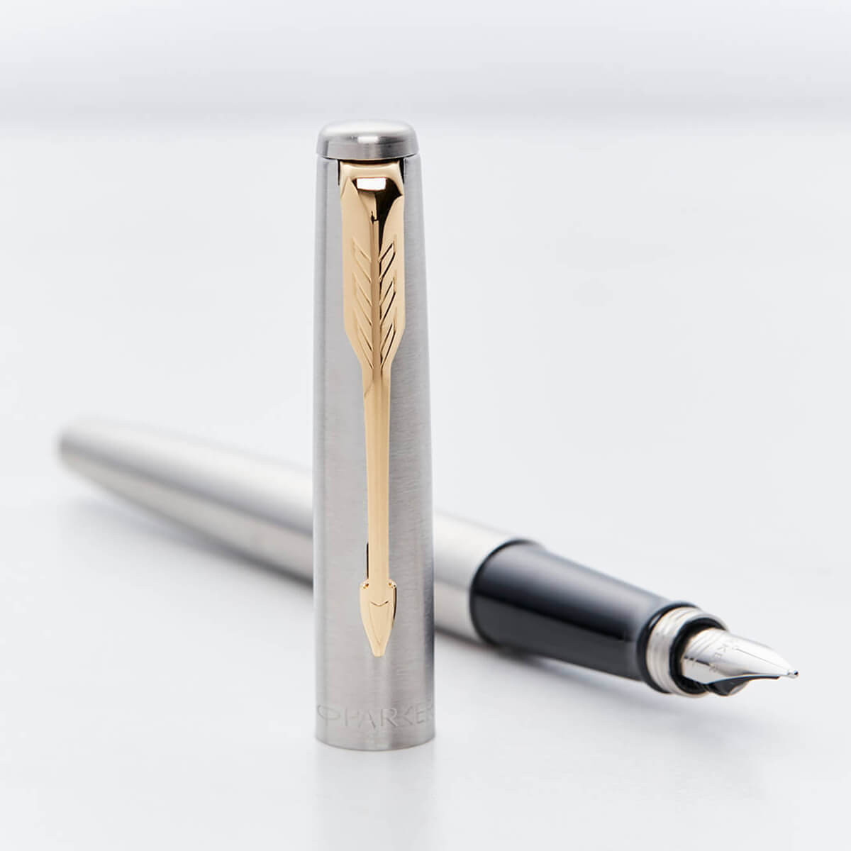 Personalised Parker Fountain Pen with Gold Trim