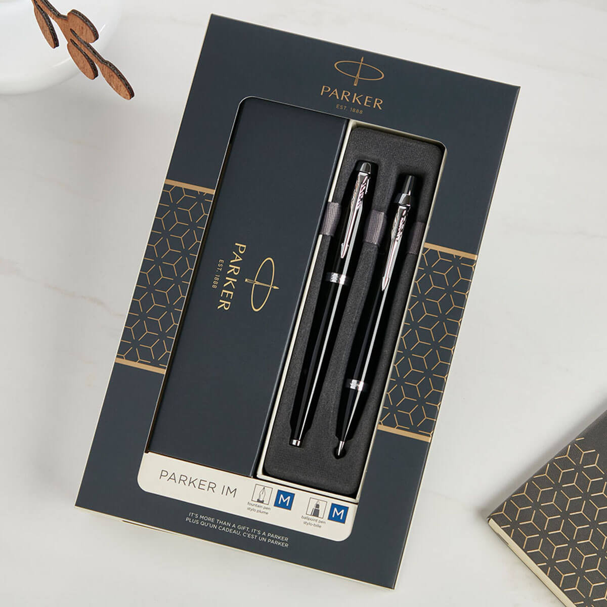 Parker IM Ballpoint and Fountain Pen Gift Set