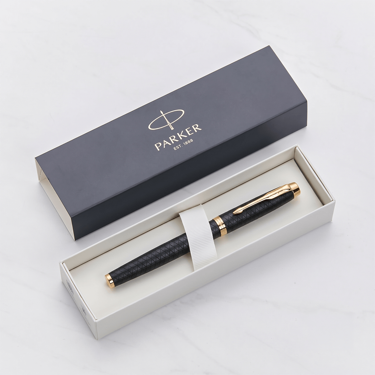 Parker IM Premium Black & Gold Trim Fountain Pen