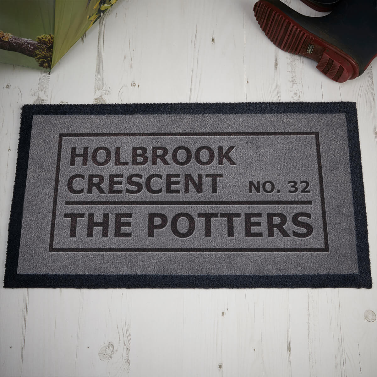 personalised address family doormat