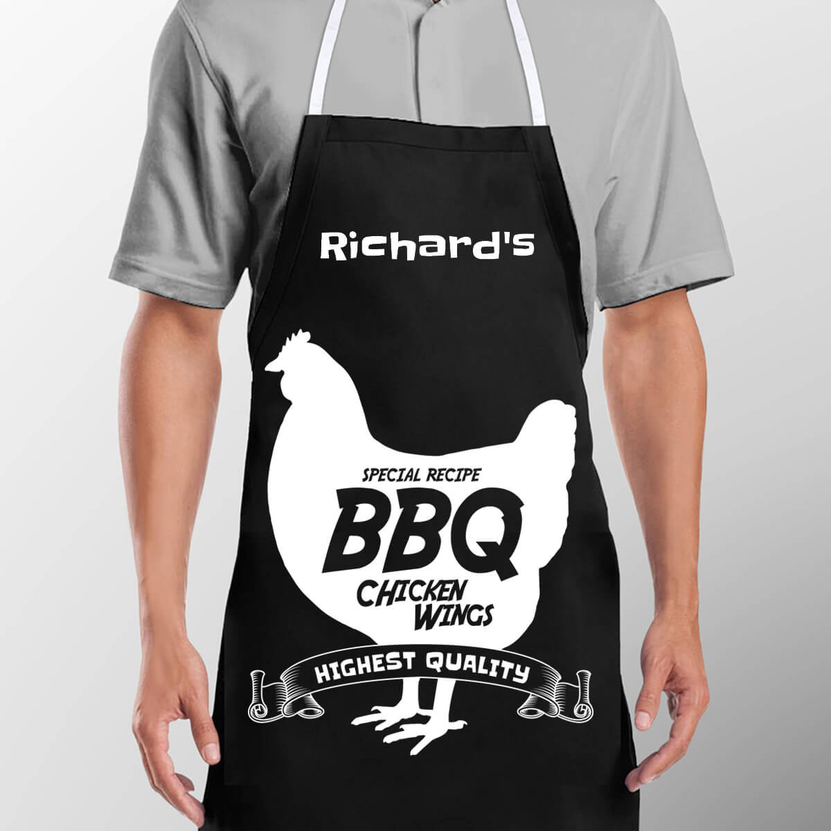 BBQ Chicken Black Apron