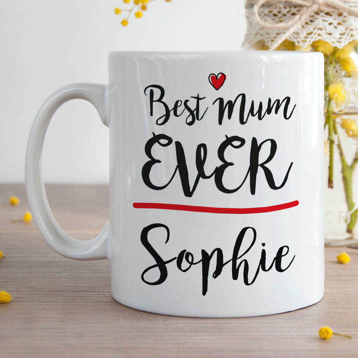 Personalised Best Mum Durham Mug