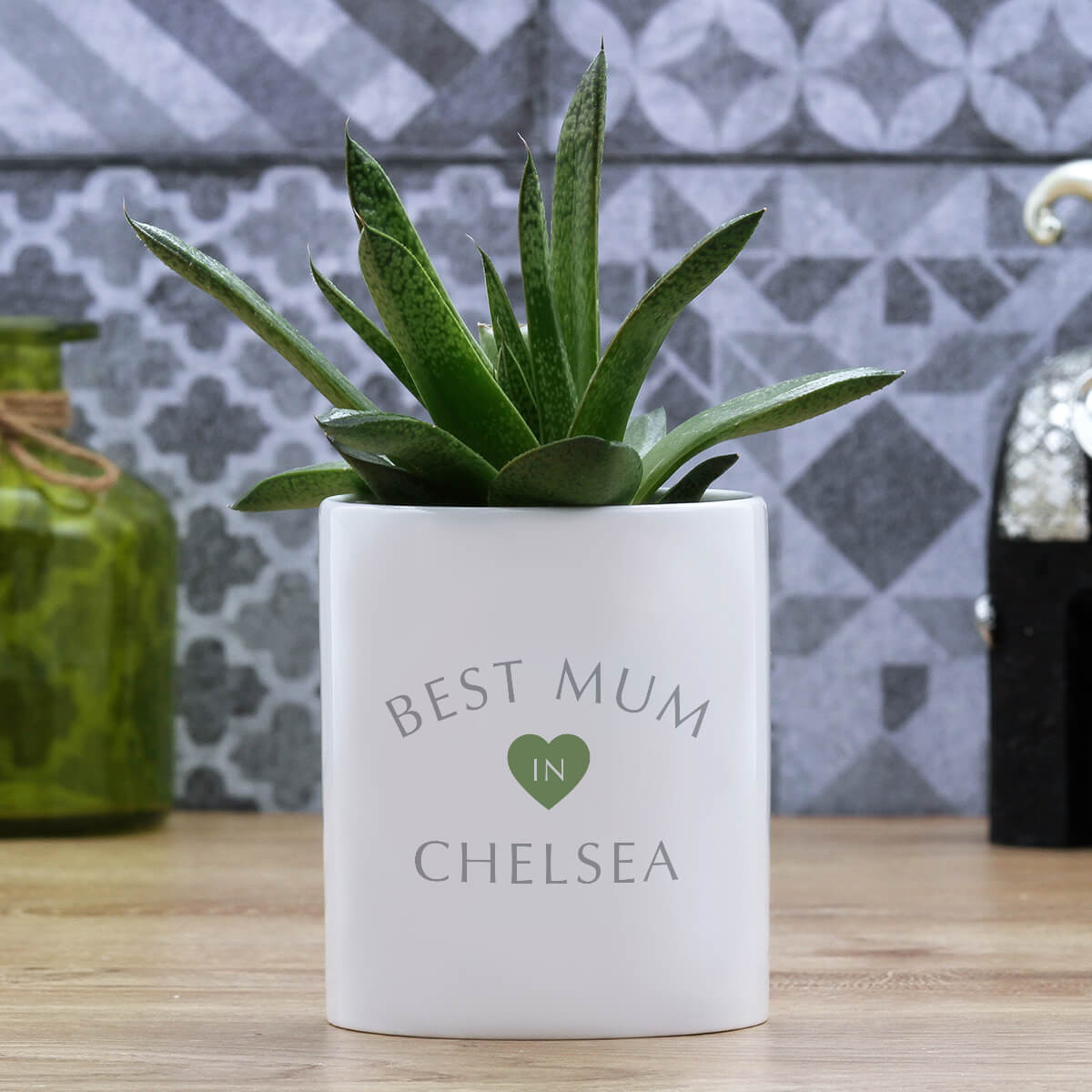 personalised plant pot