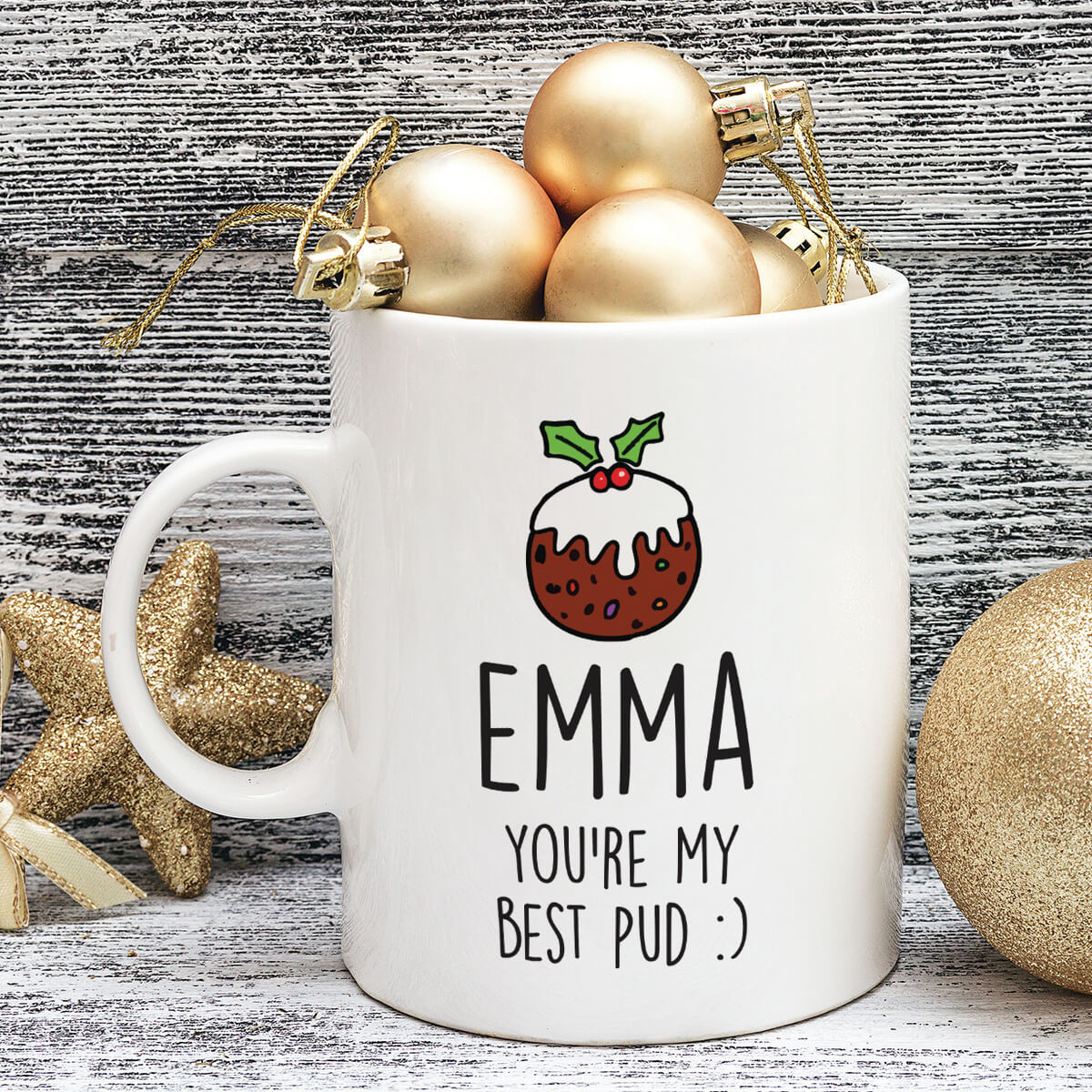 personalised christmas durham mug