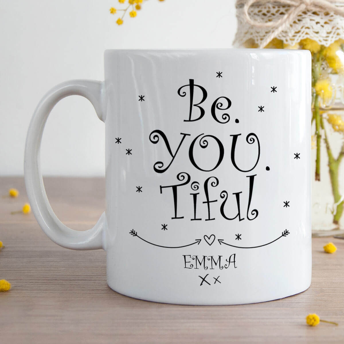 Personalised Be You Tiful Durham Mug