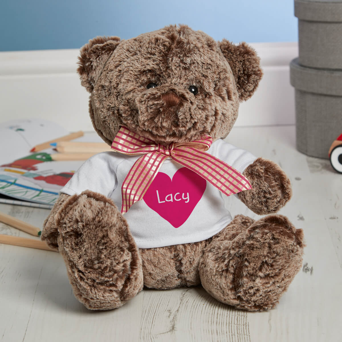 Big fluffy teddy on sale