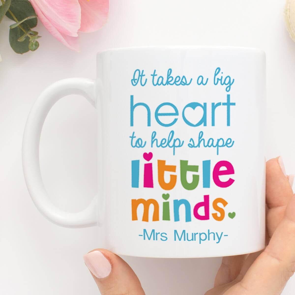 Personalised It Takes a Big Heart Mug Durham