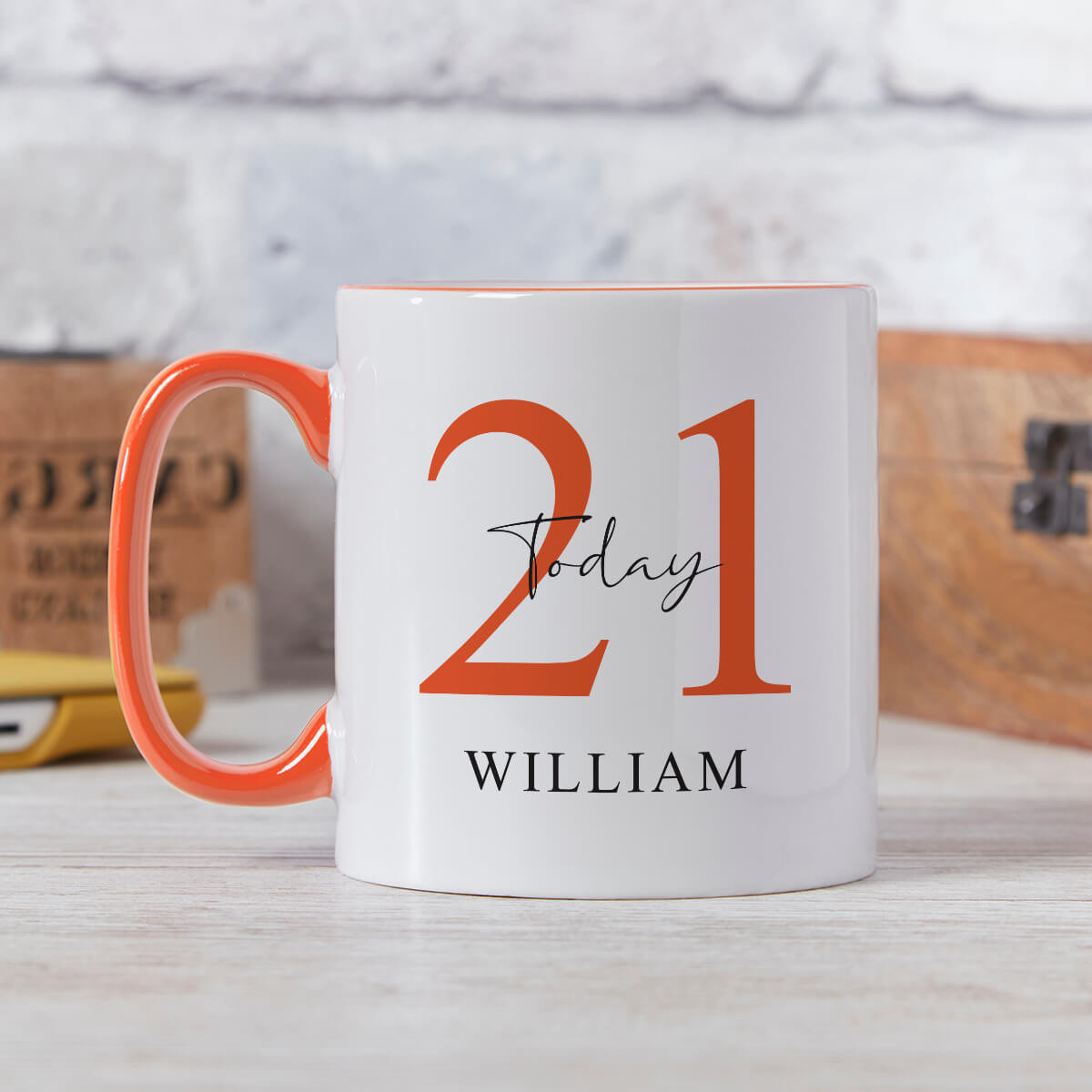 Personalised two tone mug