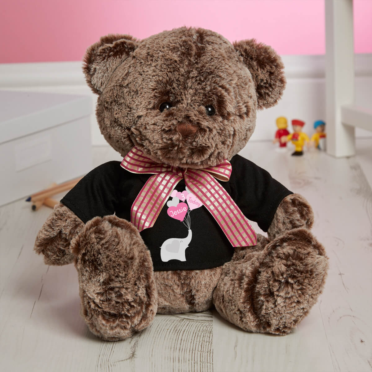 Personalised Birthday Elephant Coco Teddy Bear Boutique Gifts
