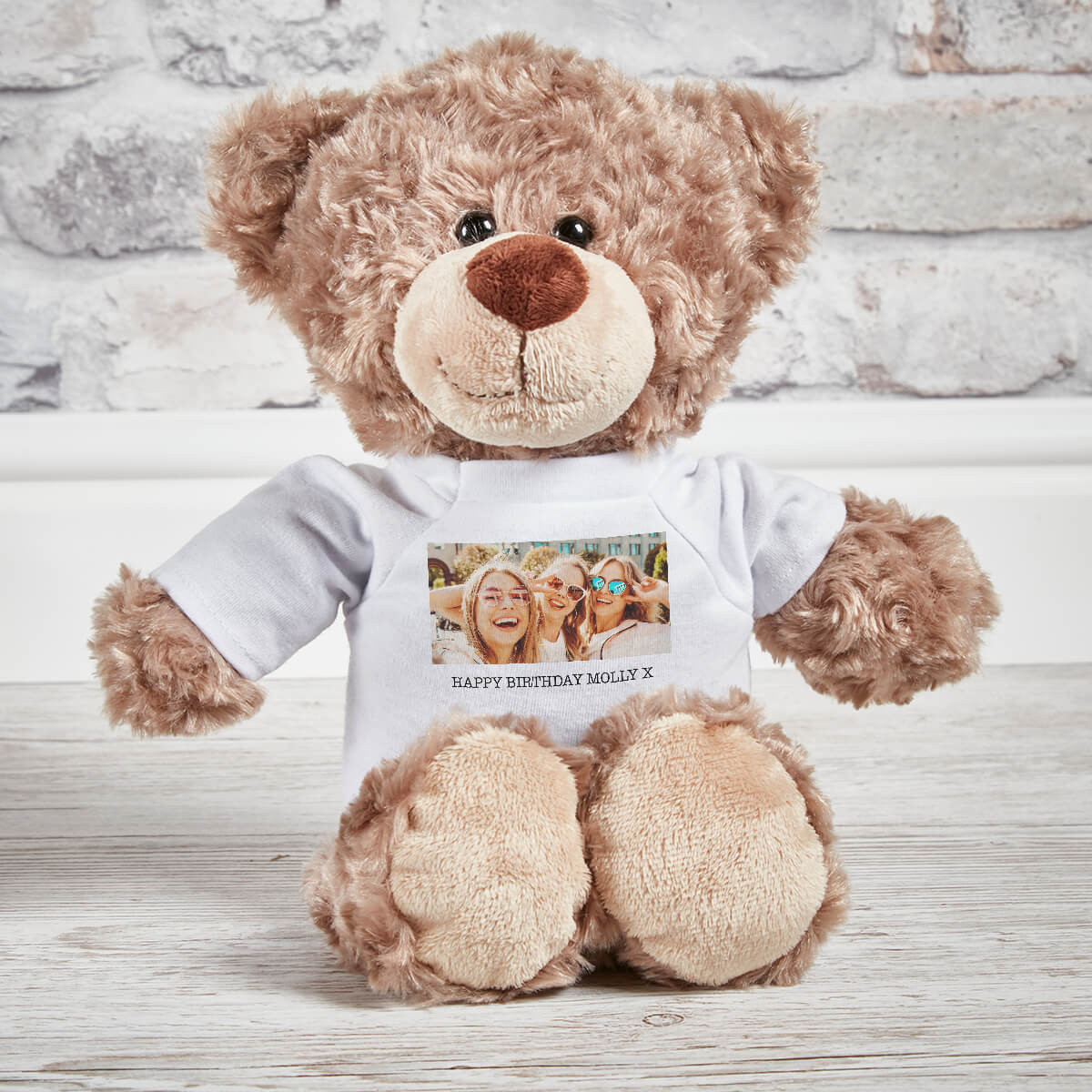 personalised Medium Bodo Photo Bear