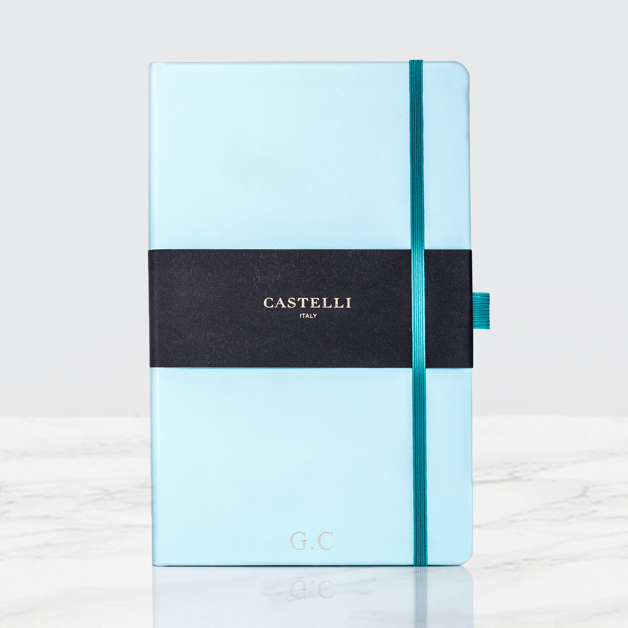 Personalised Blue Castelli Notebook