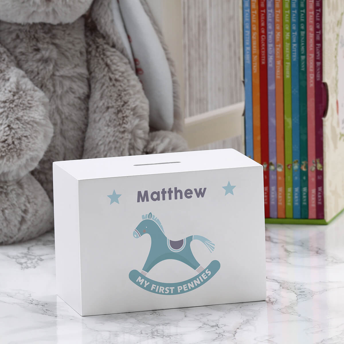 Personalised baby rocking cheap horse