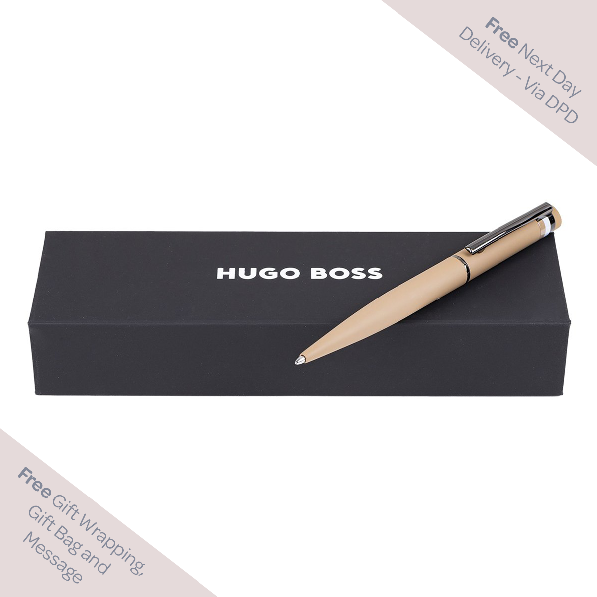 Hugo Boss Iconic Loop Camel Ballpoint Pen