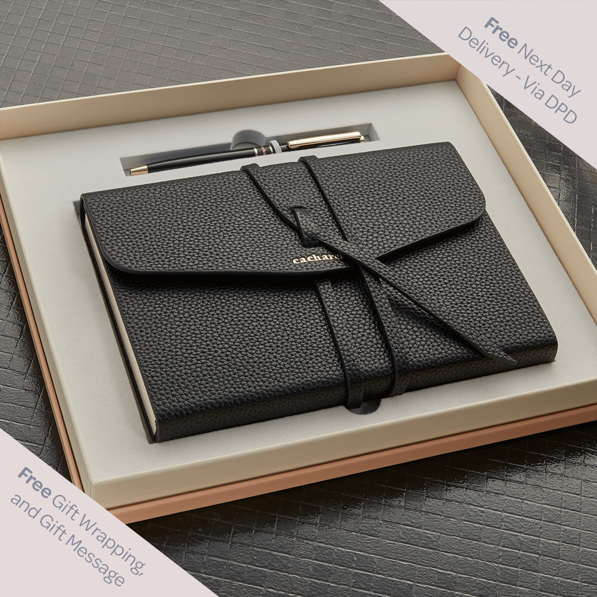 Cacharel - A5 Notebook Violette Black