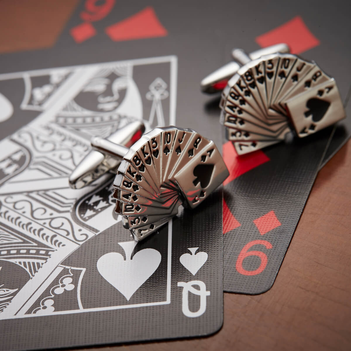 Personalised Deck of Cards Cufflinks