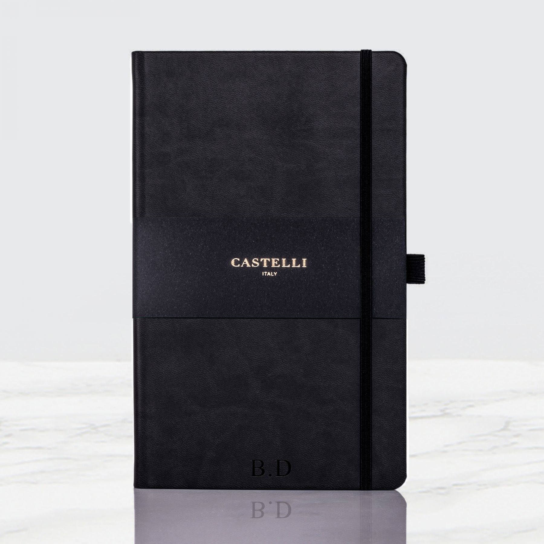 Personalised Black Castelli Notebook