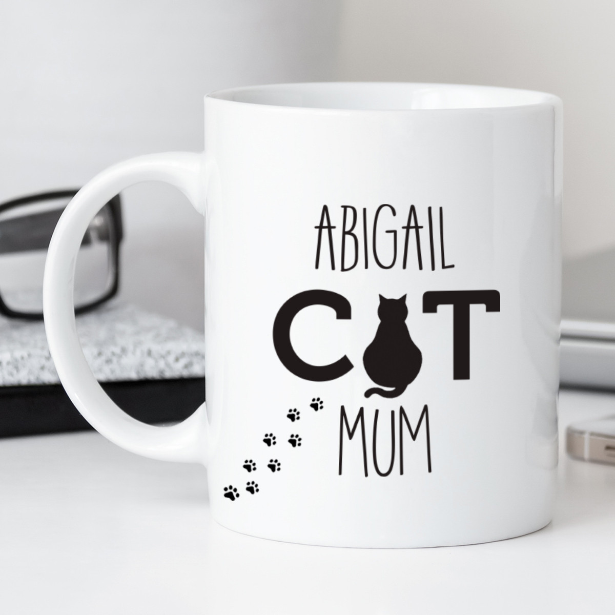 personalised Cat Mum Durham Mug