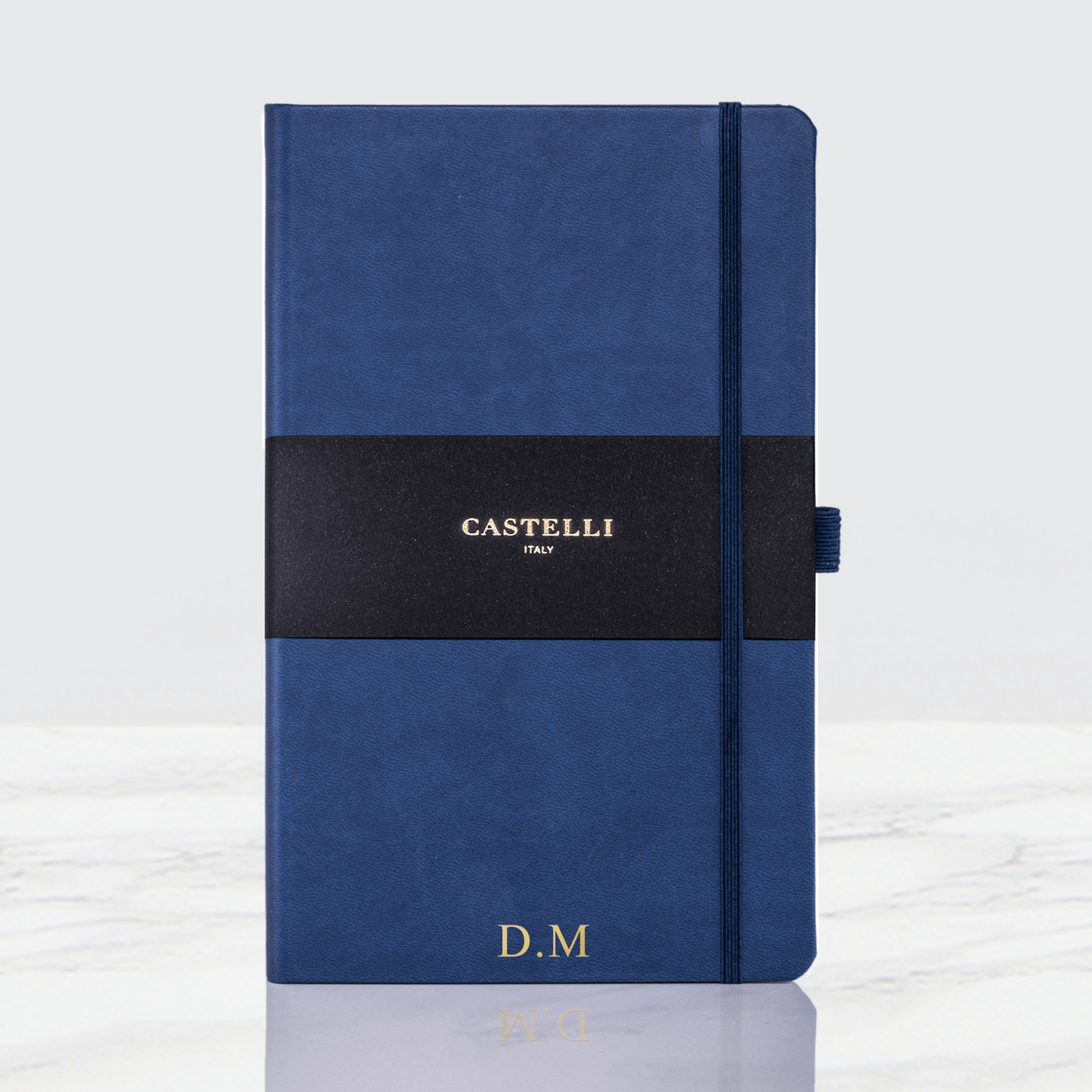 Personalised China Blue Castelli Notebook