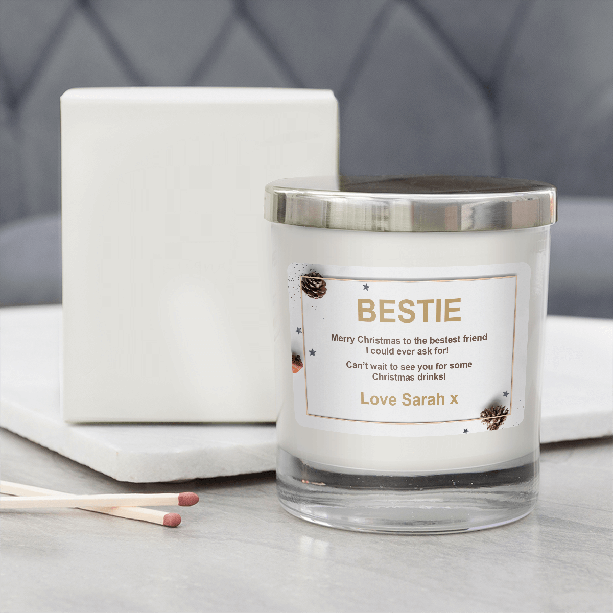 Personalised Candle