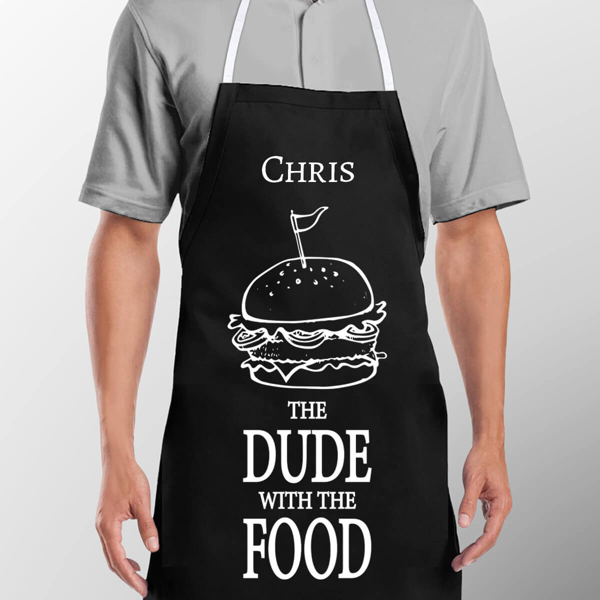 Personalised The Food Dude Apron