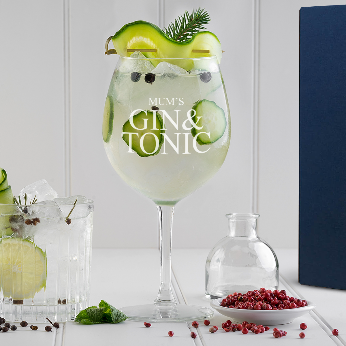 Gin and Tonic Personalised Gin Glass