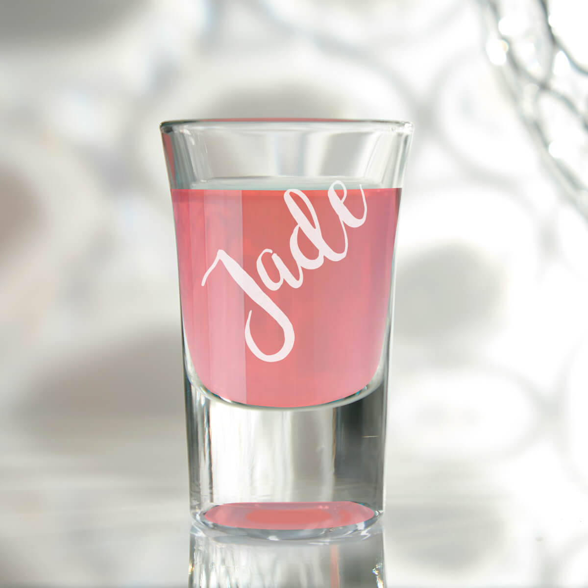 personalised Girls Name Conical Shot Glass