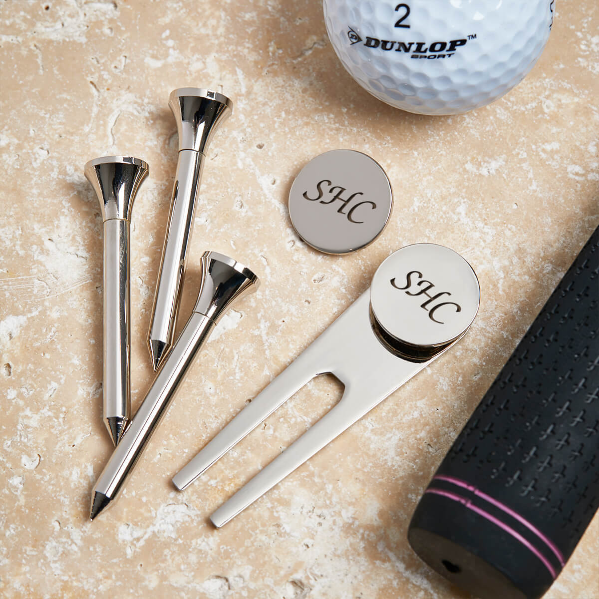 personalised golf tee set