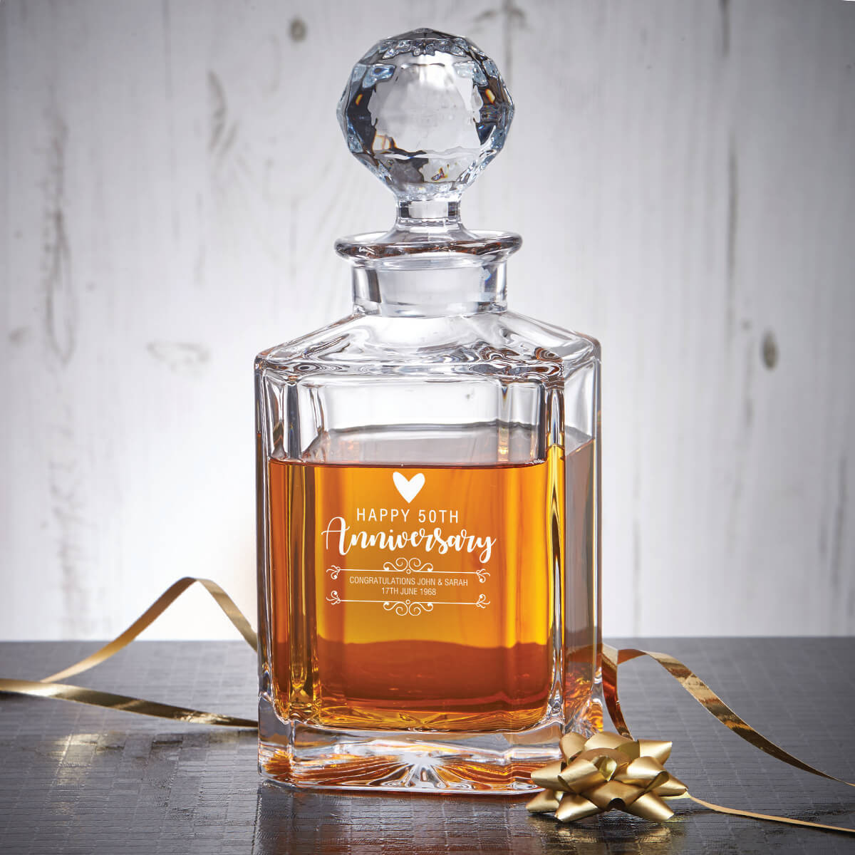 Personalised decanter on sale
