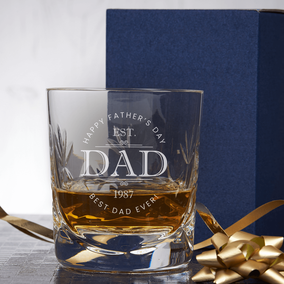 personalised whisky glass