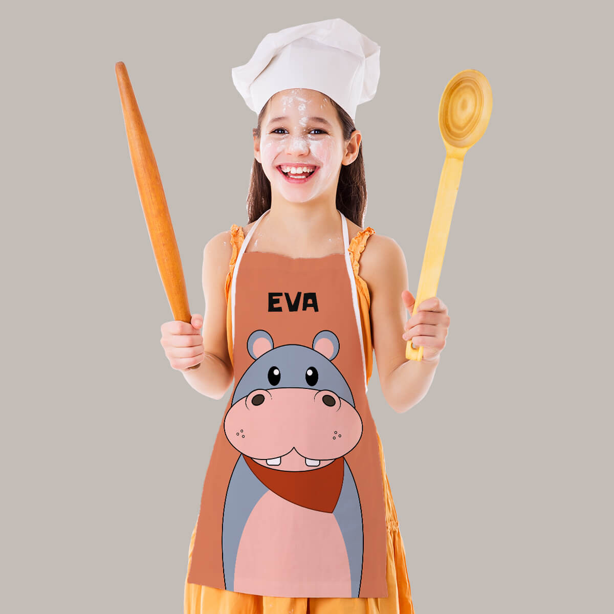 Personalised Hippo Apron