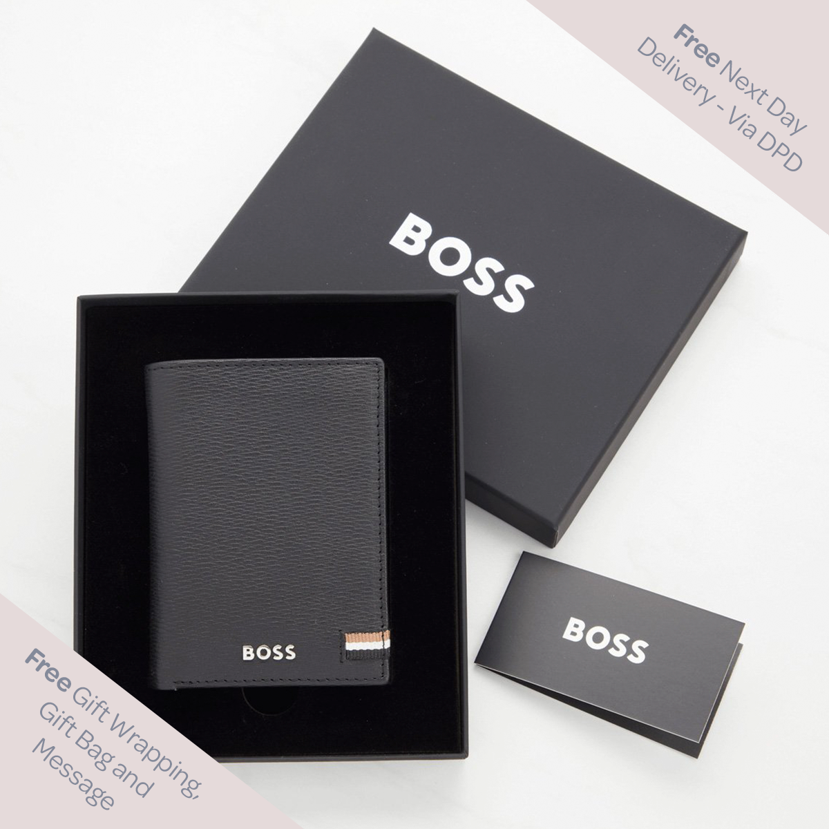 Hugo Boss Classic Card Holder - Iconic Black