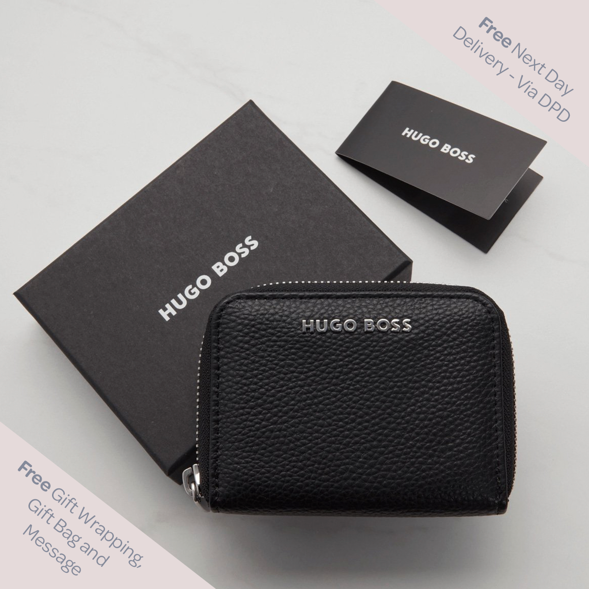 Hugo Boss Storyline Manicure Set - Grained Black