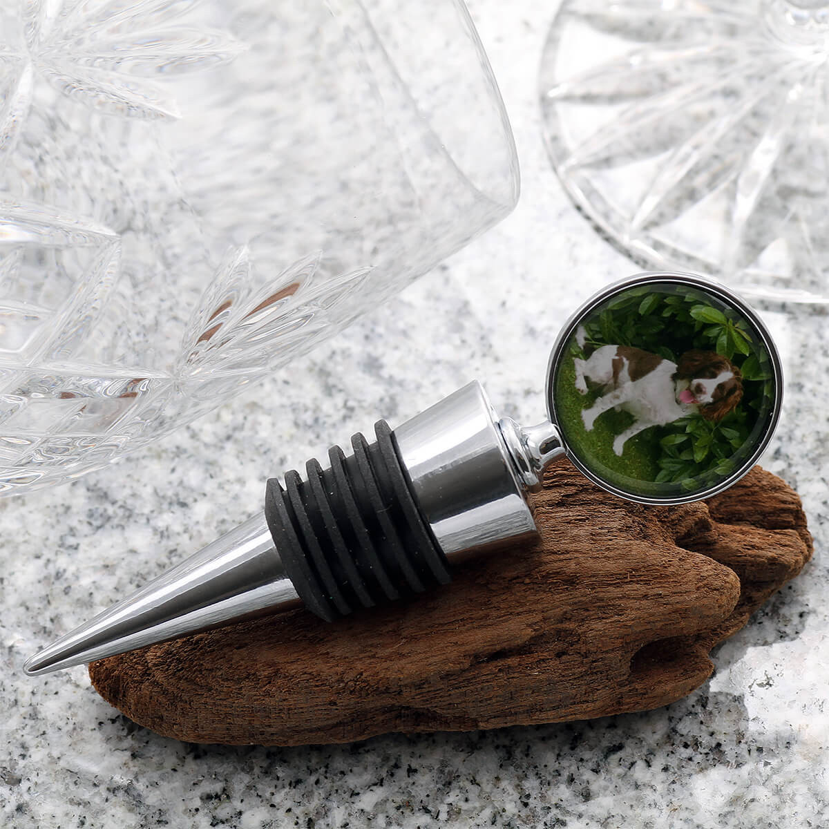 personalised Photo Bottle Stopper