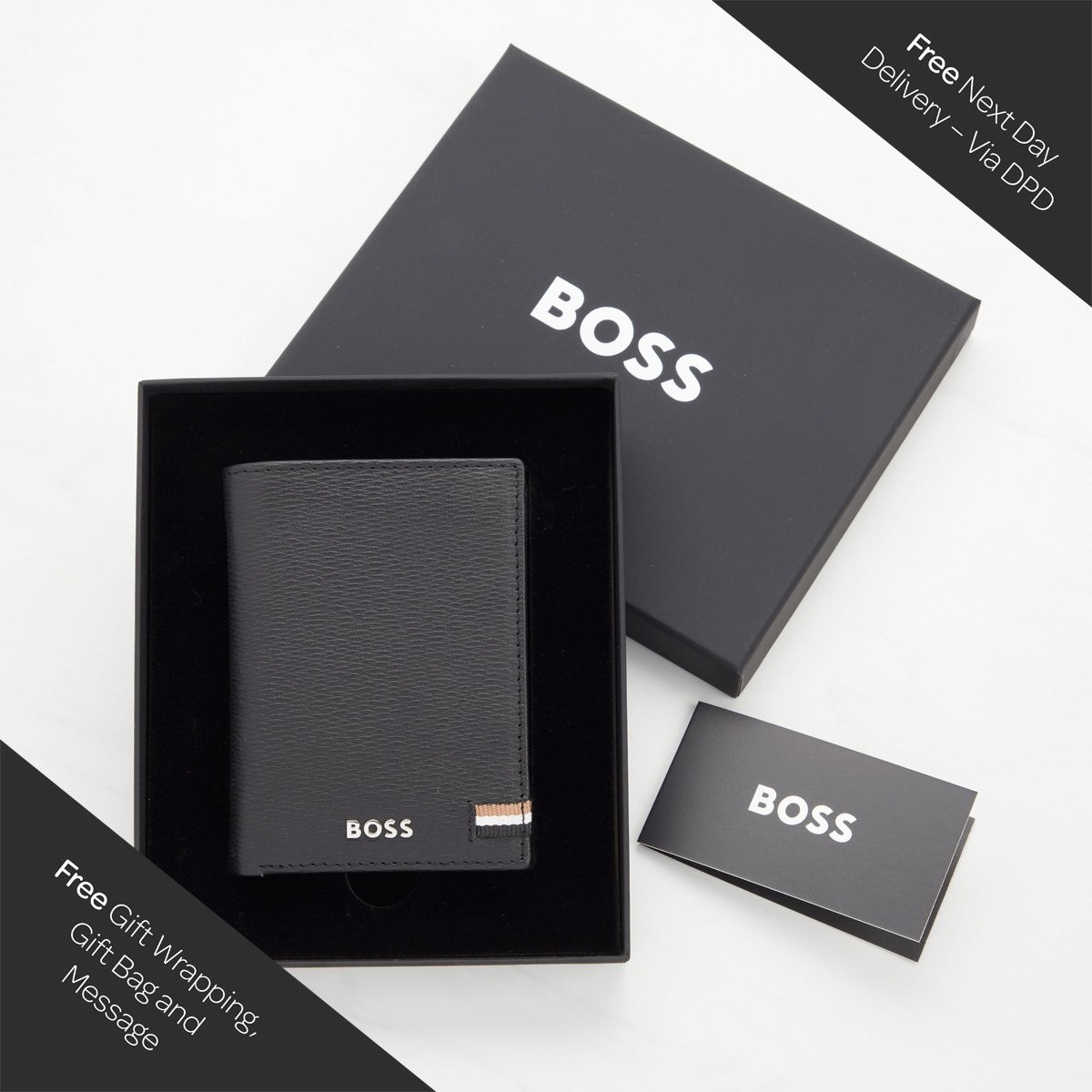 Hugo Boss Classic Card Holder - Iconic Black