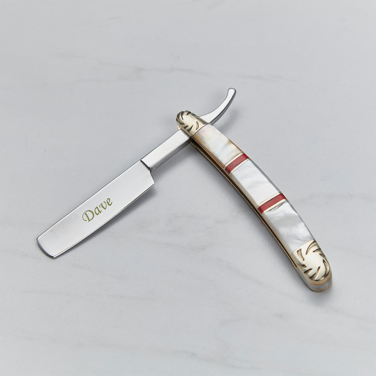 personalised Small Straight Razor