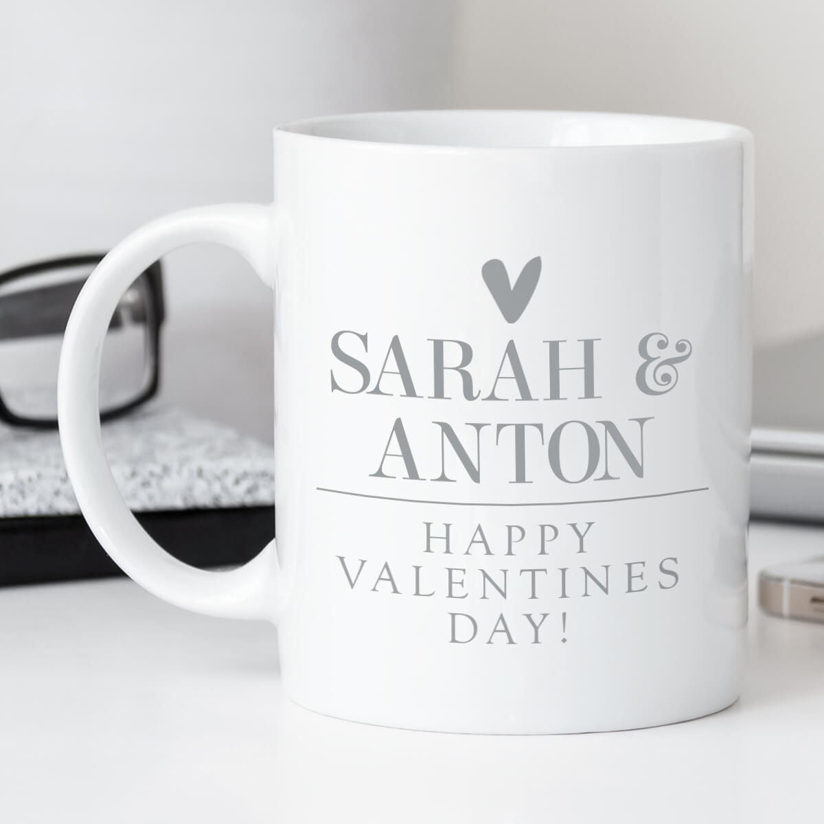 personalised Couple's Valentine's Day Mug